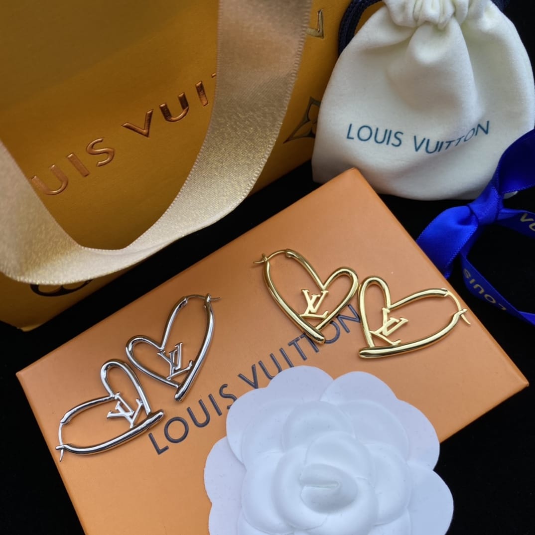 Louis Vuitton Heart Earrings