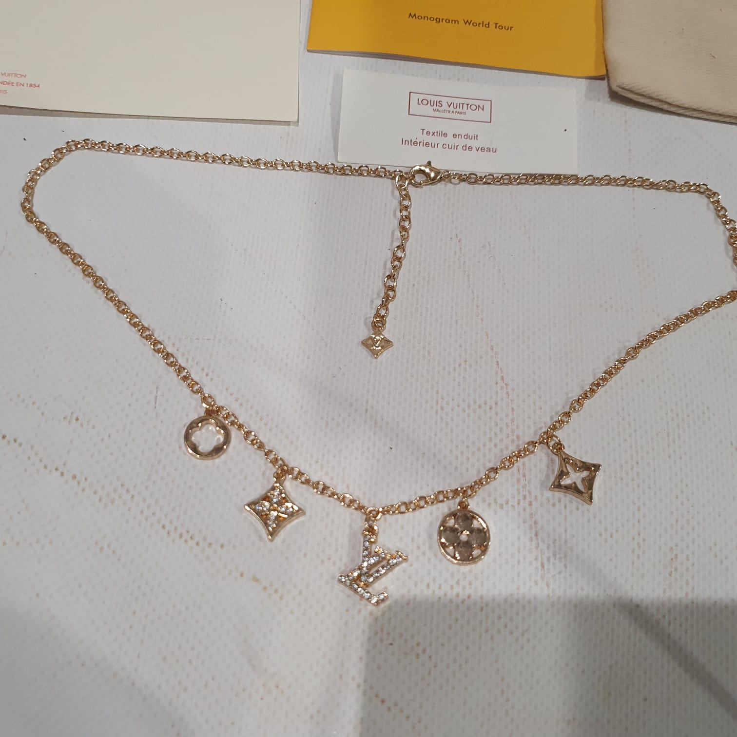 Louis Vuitton Necklace and Bracelet