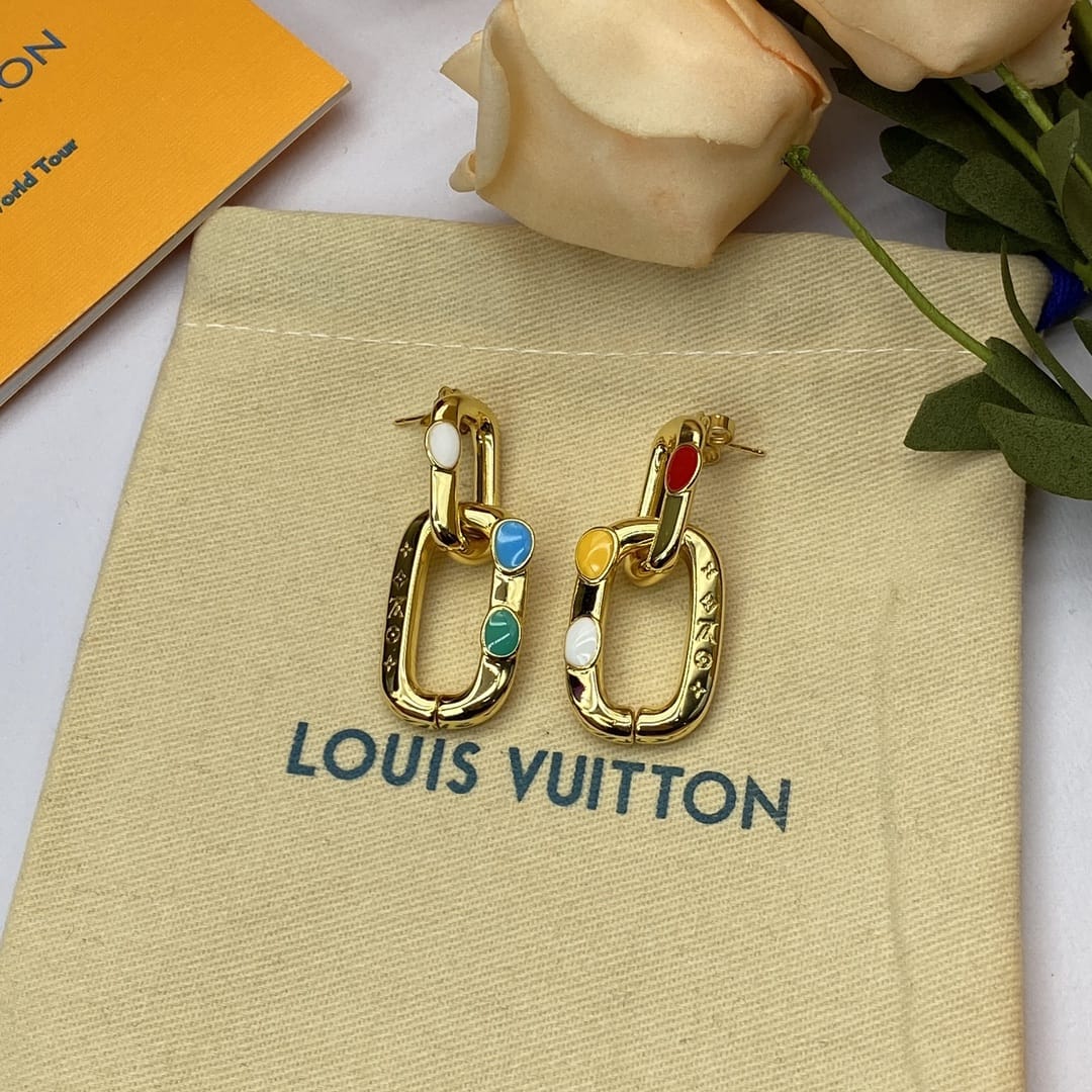 Louis Vuitton Chain Earrings