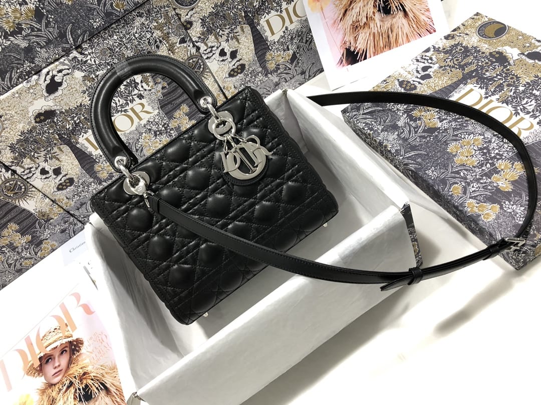 Christian Dior Medium Lady Dior Handbag ( Lushentic Version )