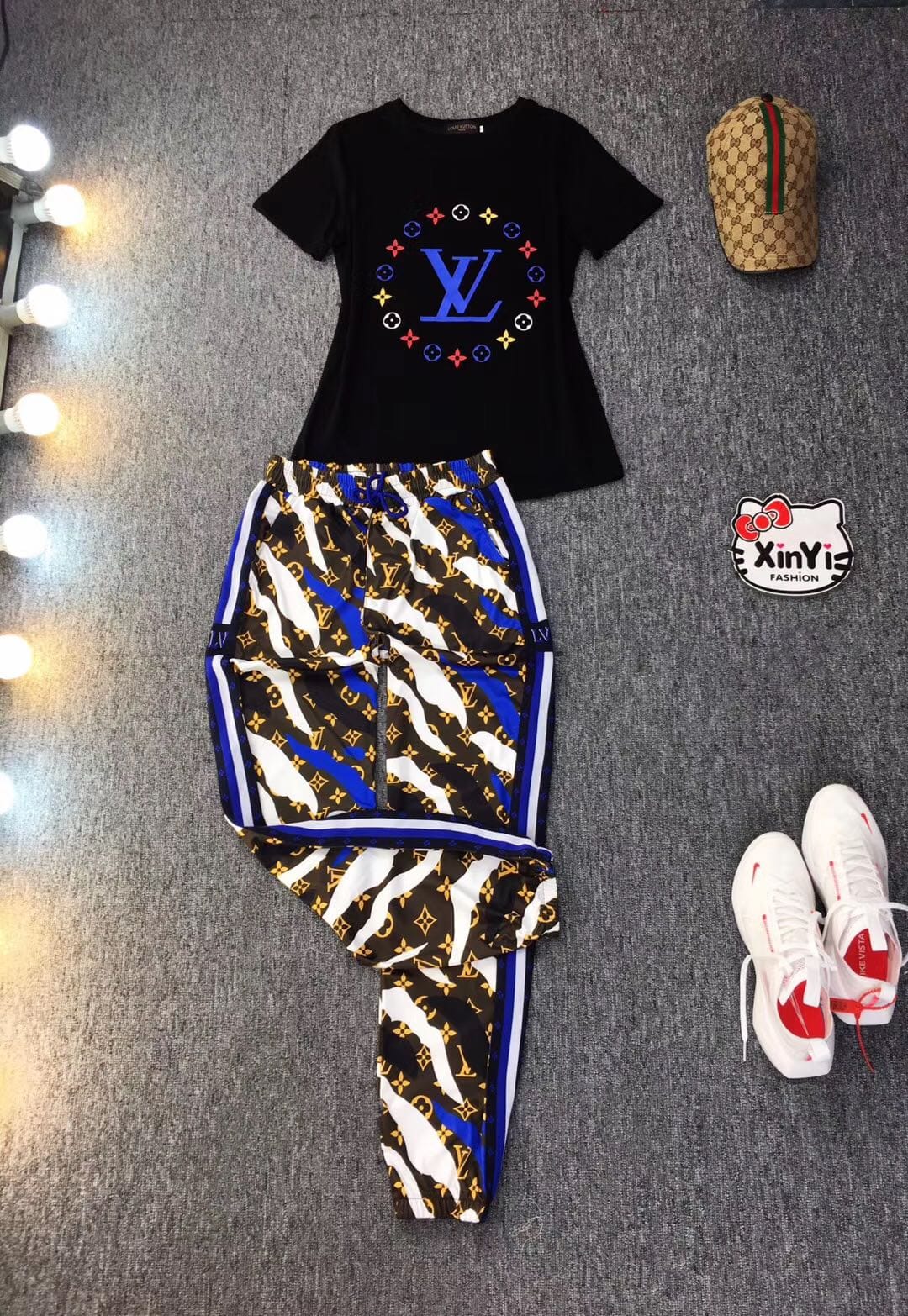 Louis Vuitton  Jogger and Tshirts Set (Tracksuit)