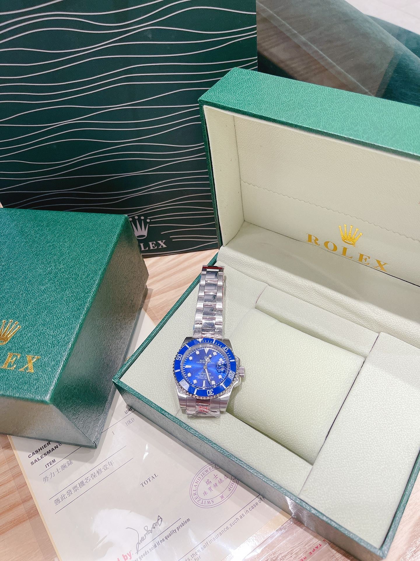 Rolex Submariner Blue index dial Oyster - 39mm