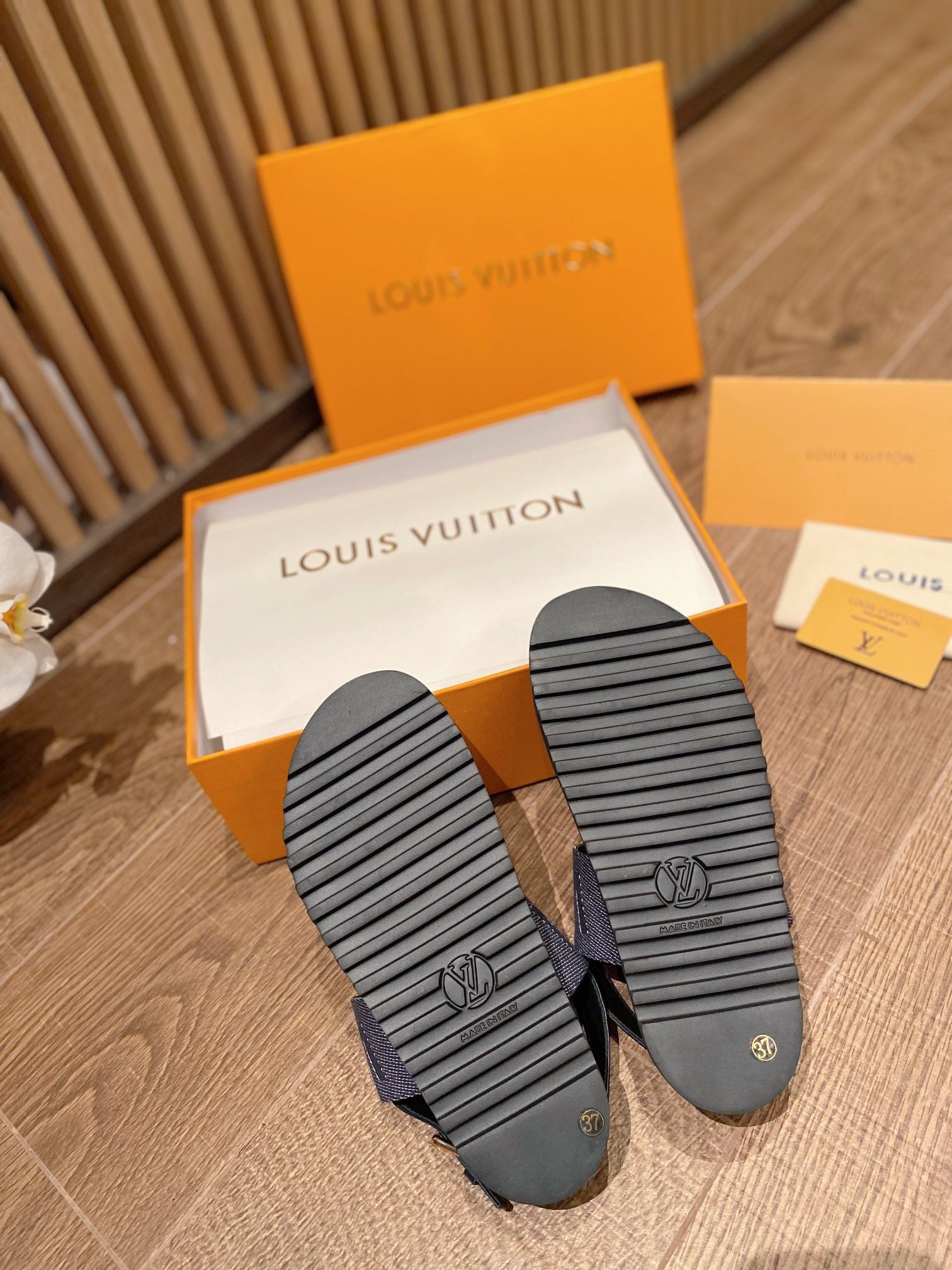Louis Vuitton DAMIER Women's Sandals