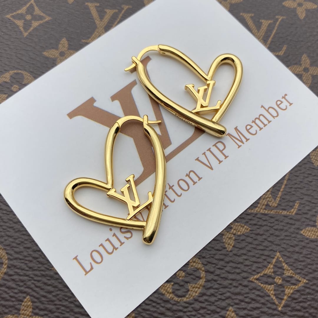 Louis Vuitton Heart Earrings