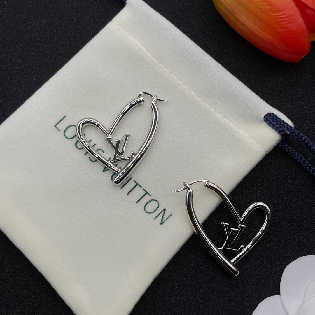 Louis Vuitton Heart Earrings