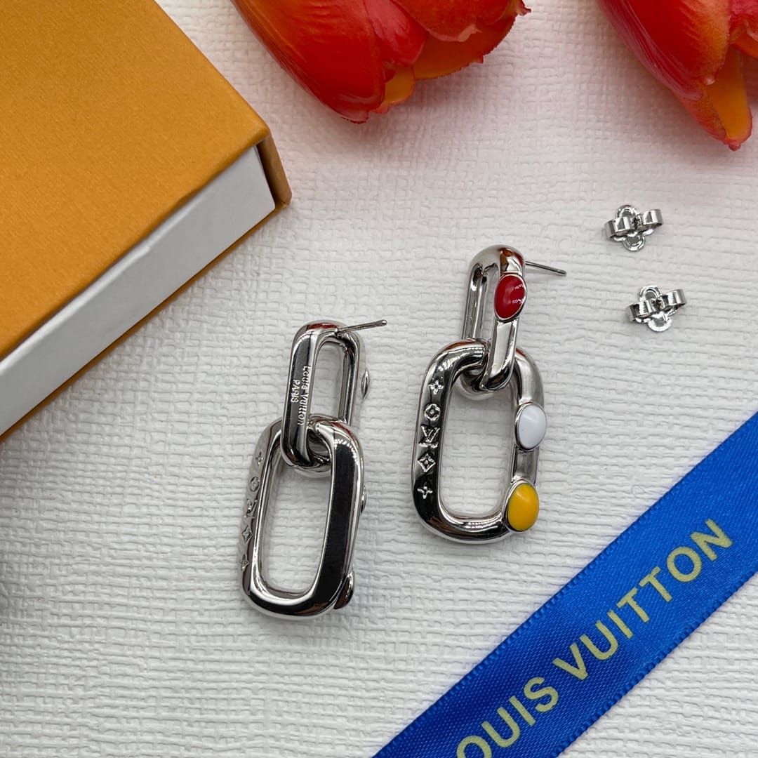 Louis Vuitton Chain Earrings