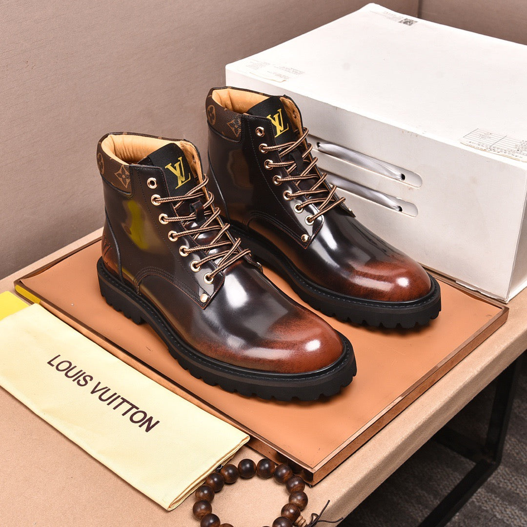 Louis Vuitton ankle shoes boots