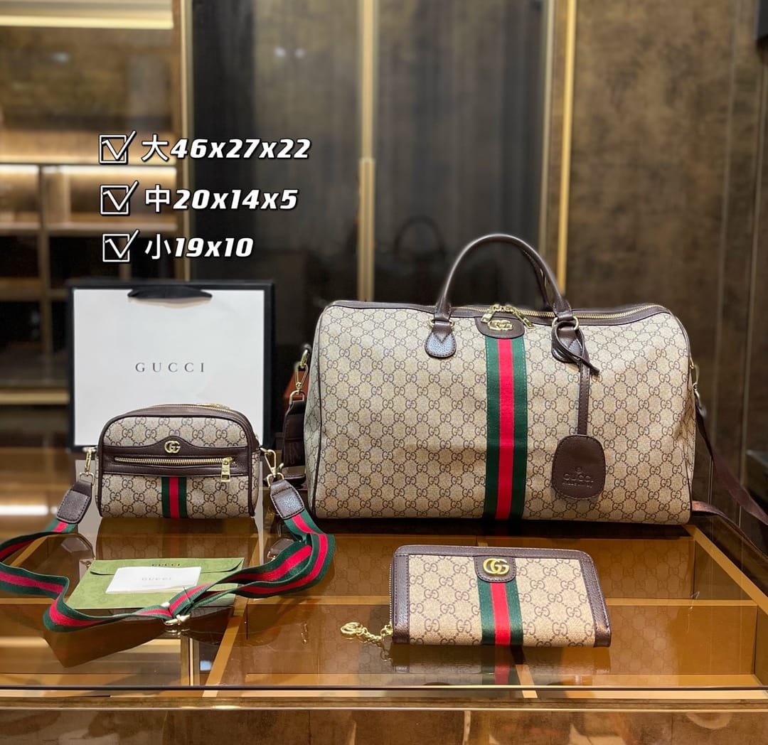 Gucci Ophidia Weekend/ Duffle / Travel Handbag Sets