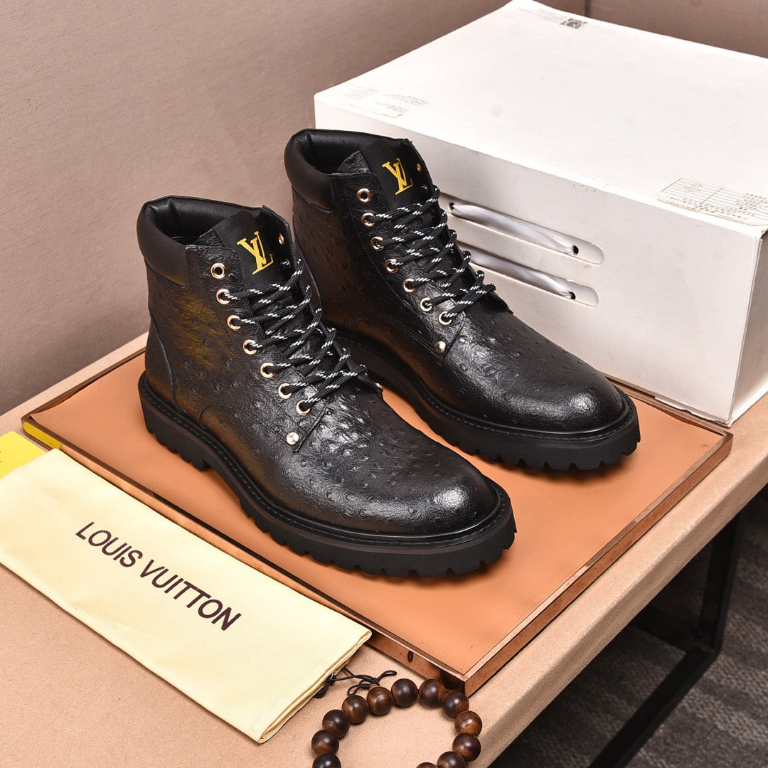 Louis Vuitton ankle shoes boots