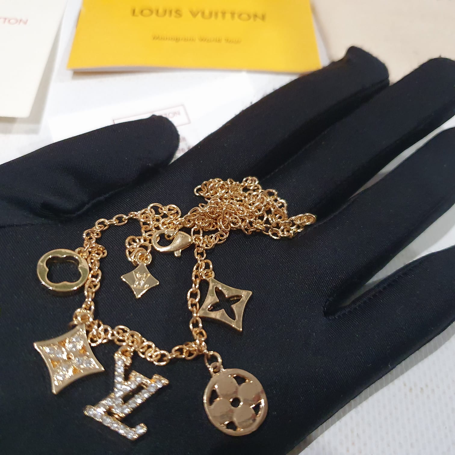 Louis Vuitton Necklace and Bracelet