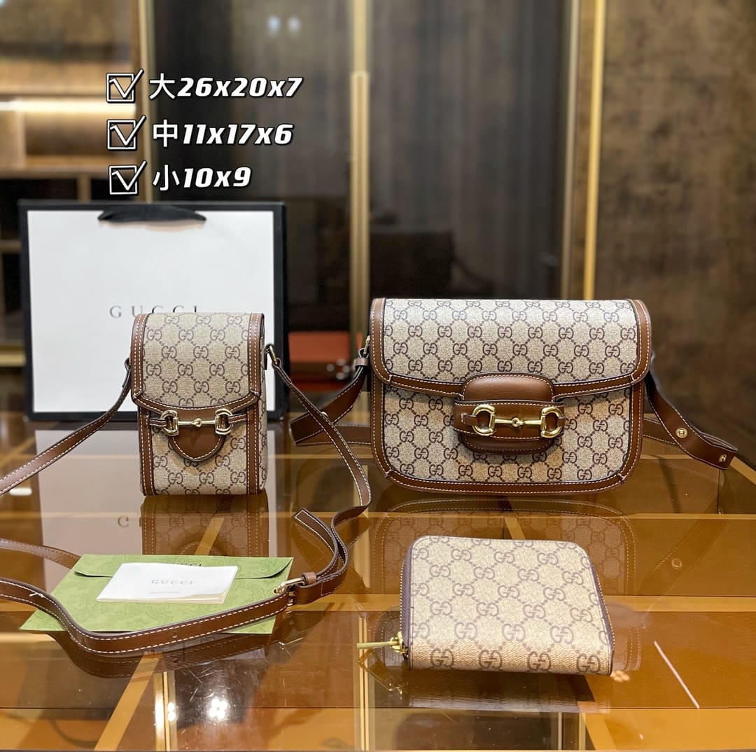 Gucci Horsebit 1955 Shoulder Handbag Sets