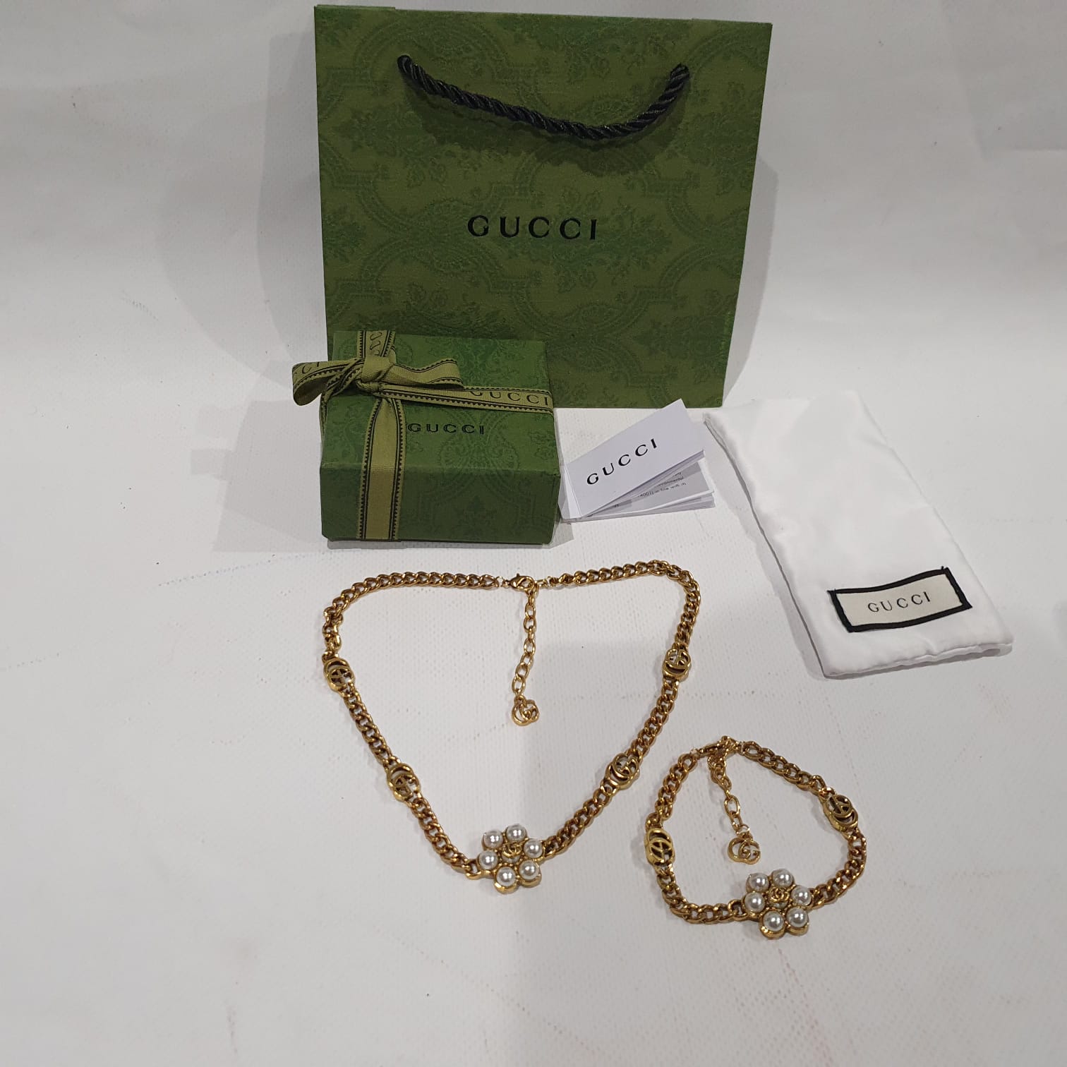 Gucci  Necklace and Bracelet