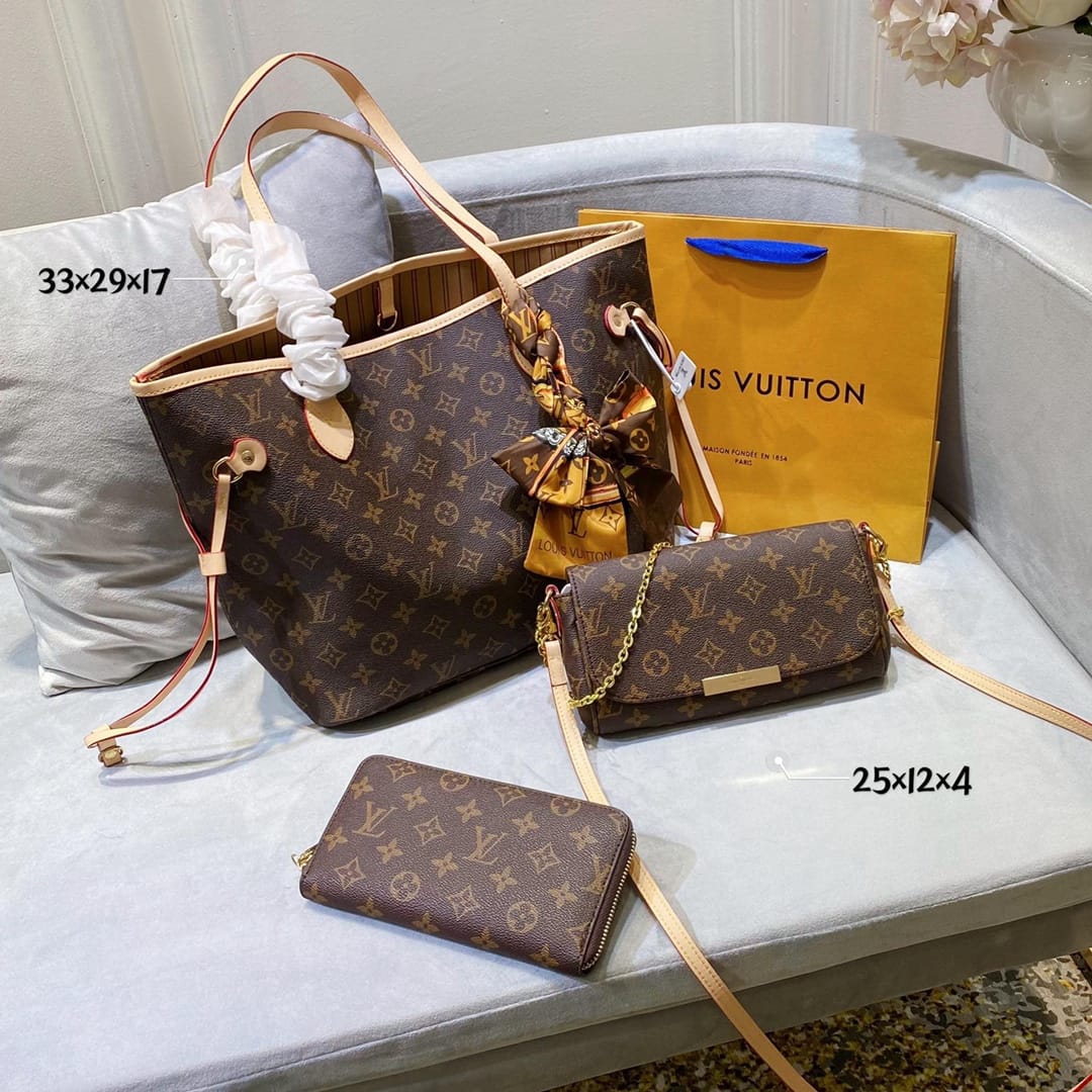 Louis Vuitton Neverfull  Handbag Sets