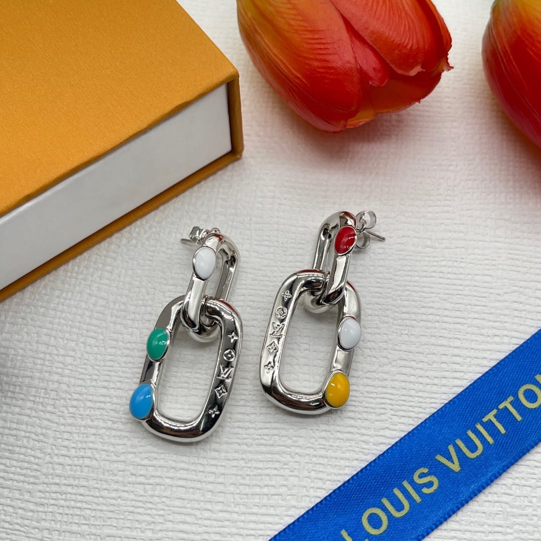 Louis Vuitton Chain Earrings