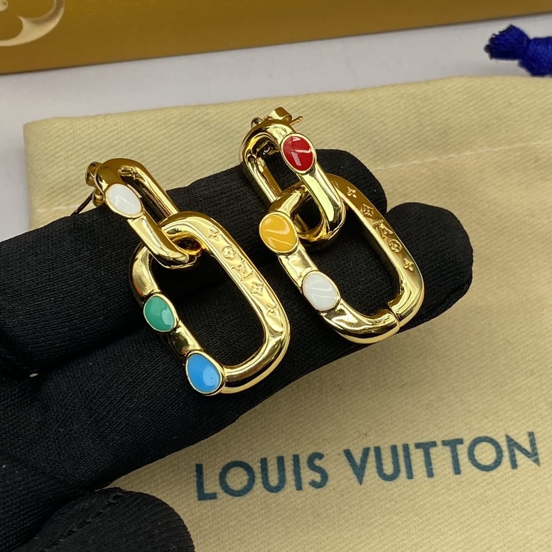 Louis Vuitton Chain Earrings