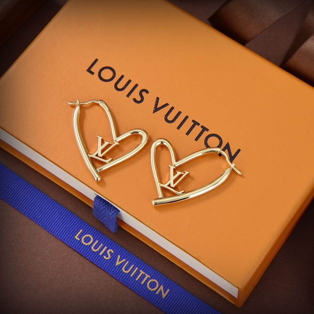 Louis Vuitton Heart Earrings