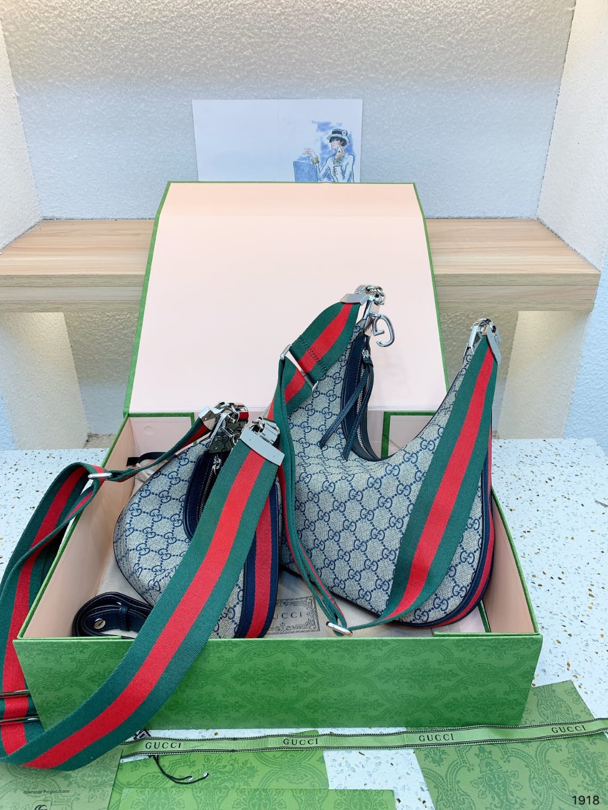 Gucci Attache Large Shoulder Bag Handbag