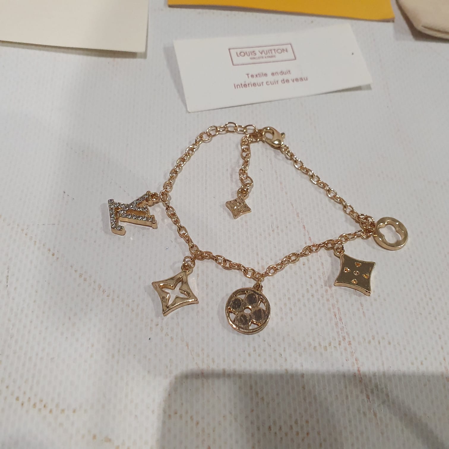 Louis Vuitton Necklace and Bracelet