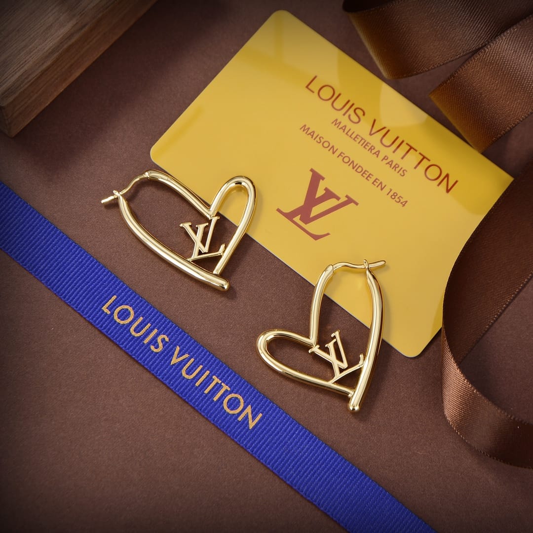 Louis Vuitton Heart Earrings