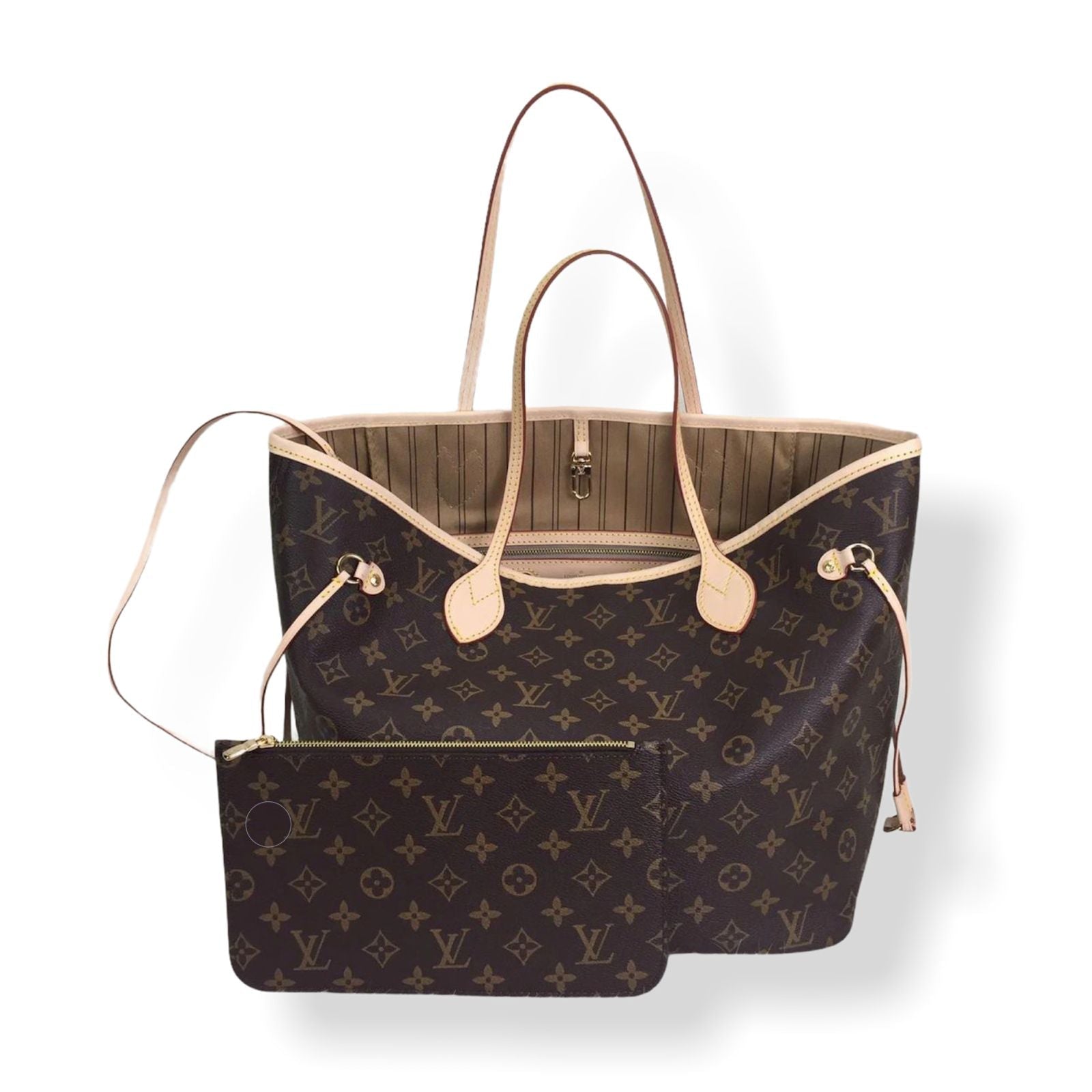 Louis Vuitton  Neverfull Monogram Canvas Handbag
