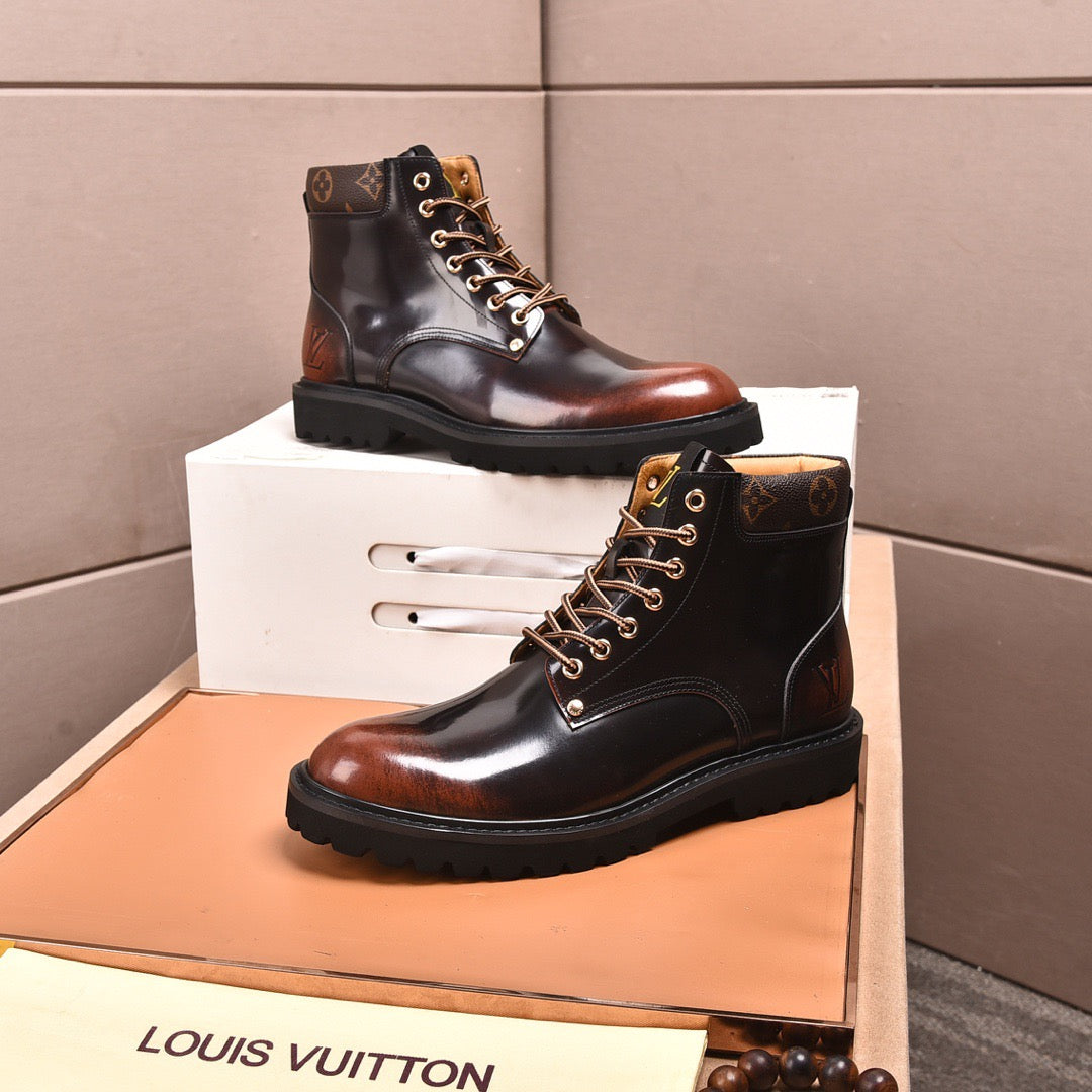 Louis Vuitton ankle shoes boots