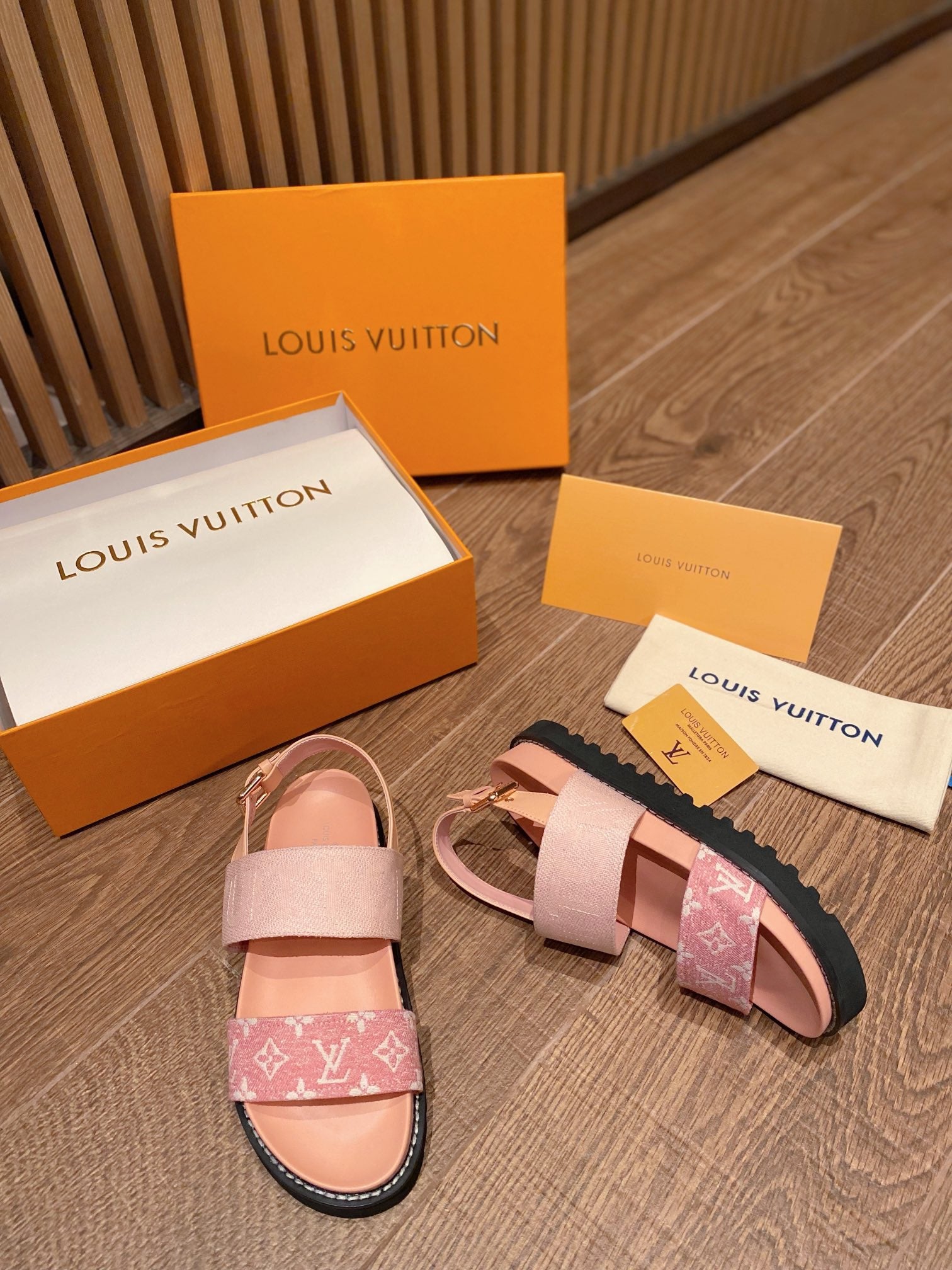 Louis Vuitton DAMIER Women's Sandals