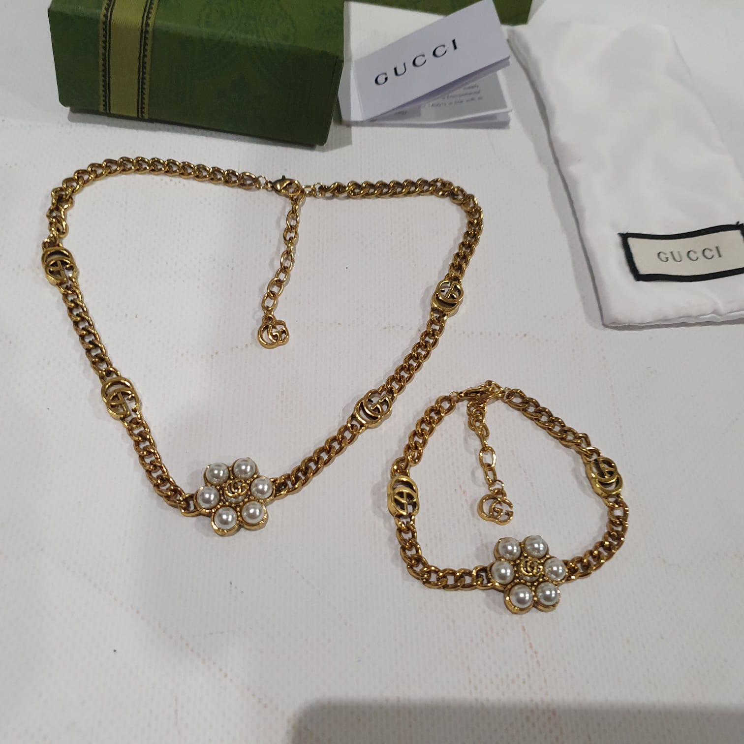 Gucci  Necklace and Bracelet