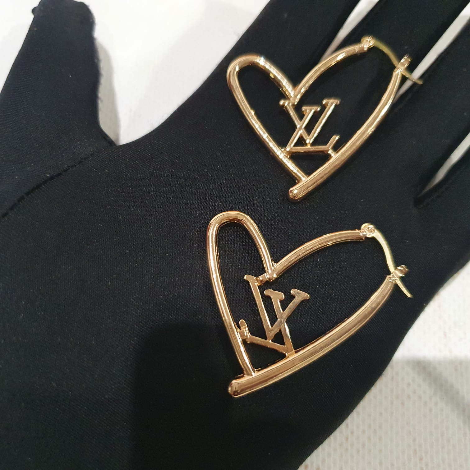 Louis Vuitton heart shaped Earrings