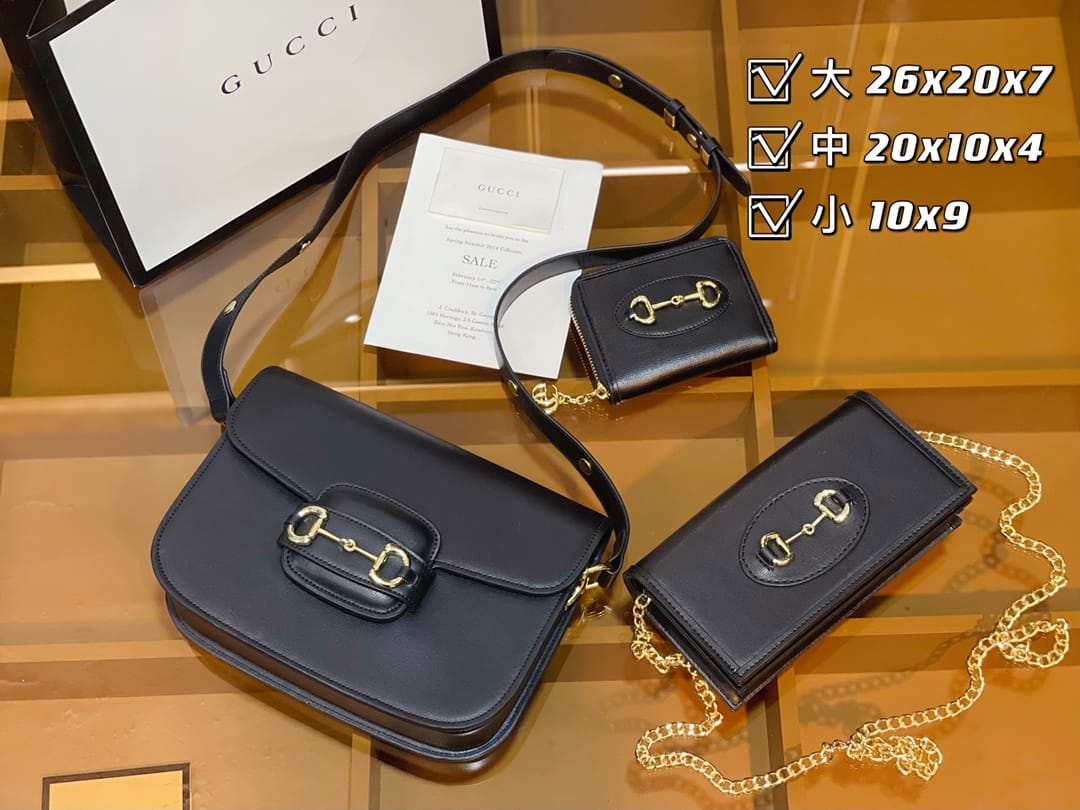 Gucci Horsebit 1955 Shoulder Handbag Sets