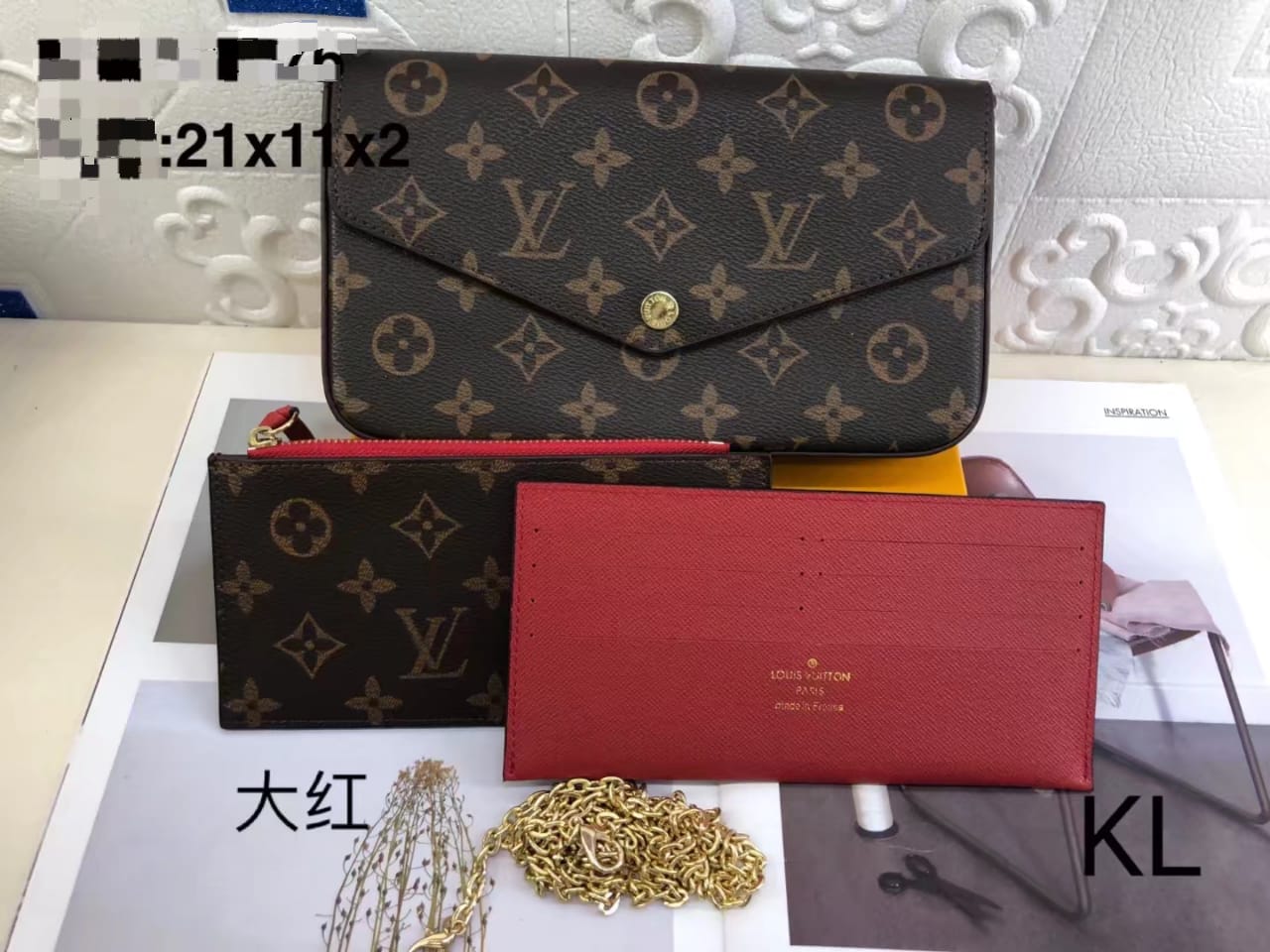 Louis Vuitton Pochette Fèlicie Handbag