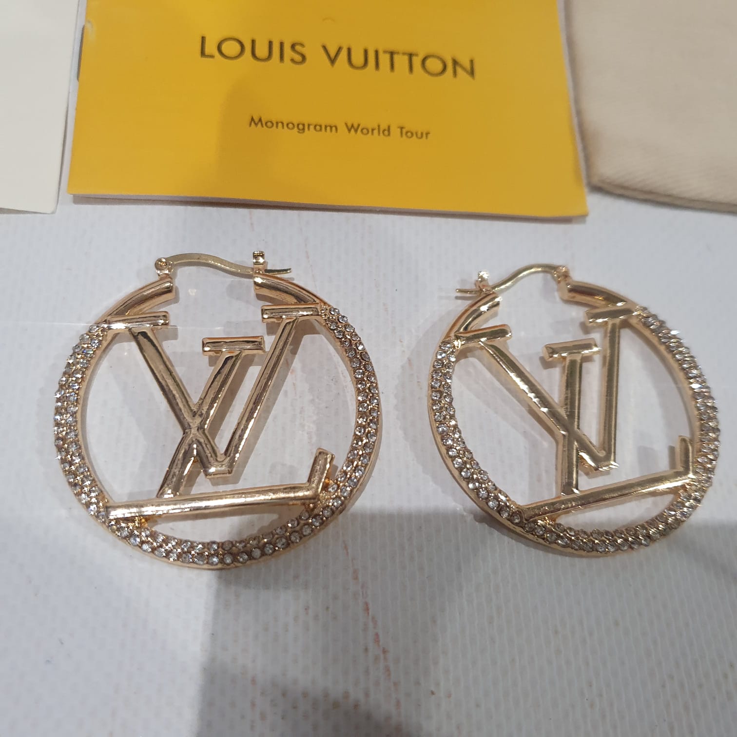 Louis  Vuitton Necklace, Earrings and Brooch Set