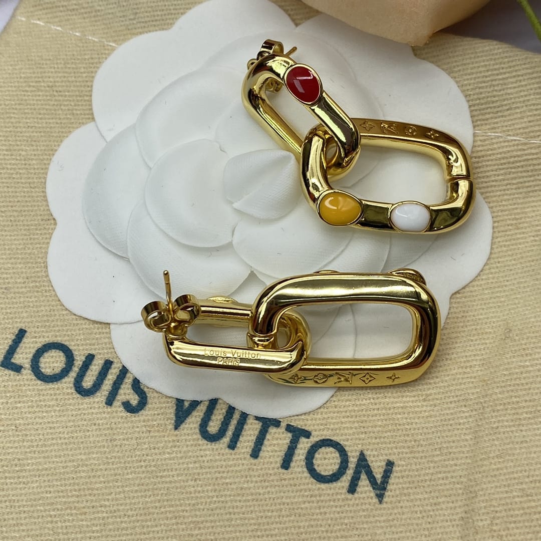 Louis Vuitton Chain Earrings