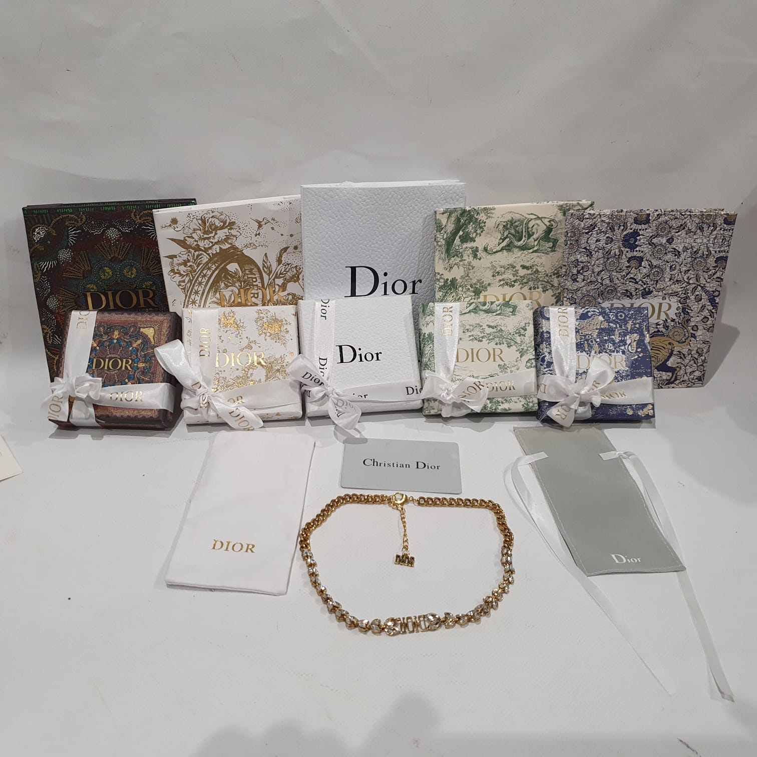 Christian Dior Necklace, bracelet and earrings