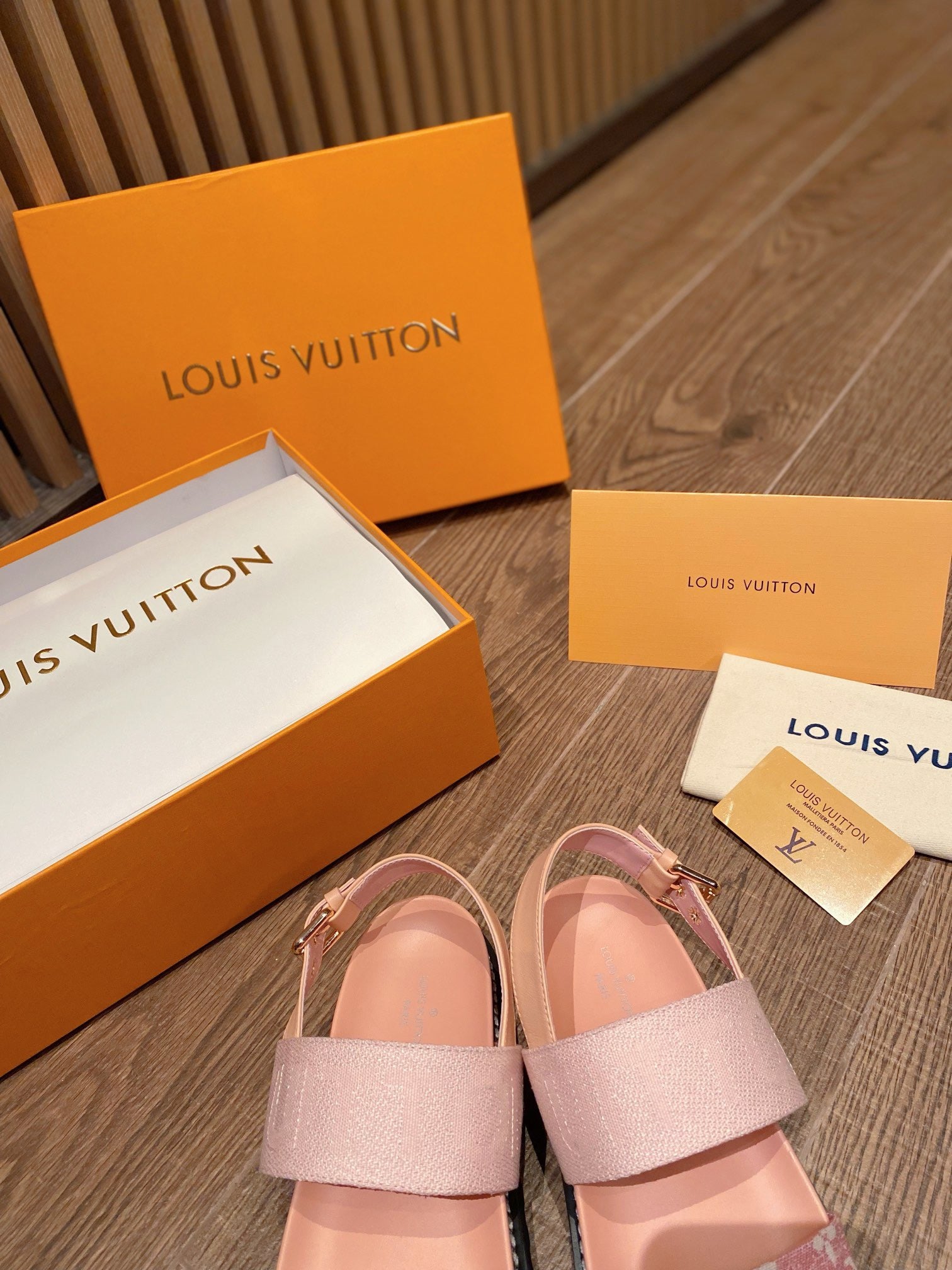 Louis Vuitton DAMIER Women's Sandals