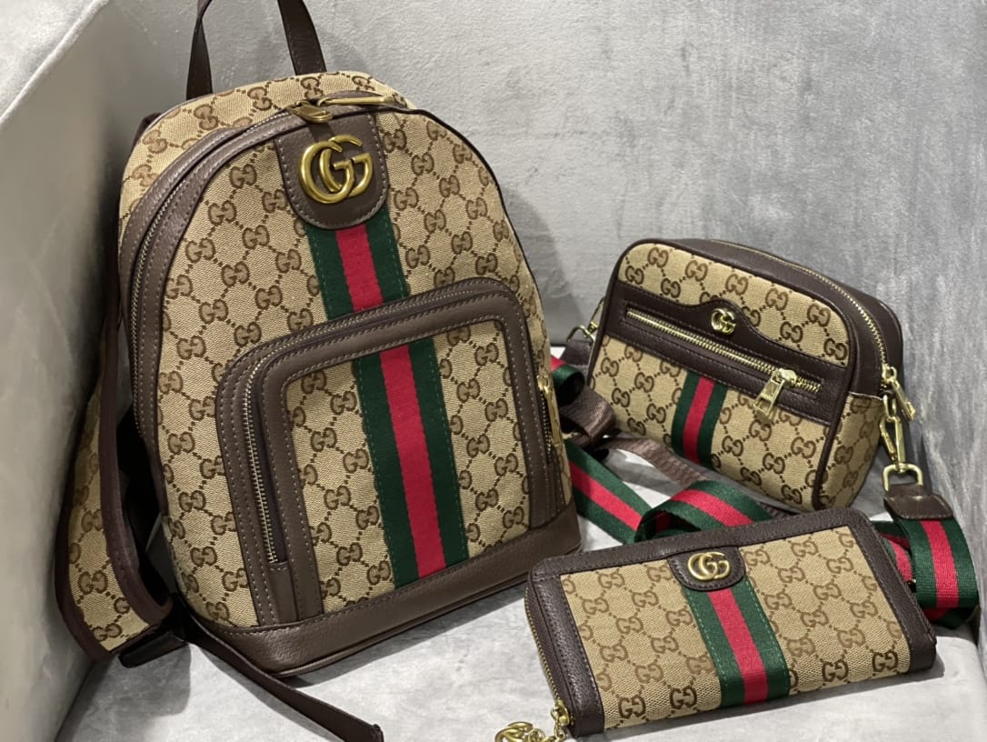 Gucci Ophidia Handbag Backpack Sets
