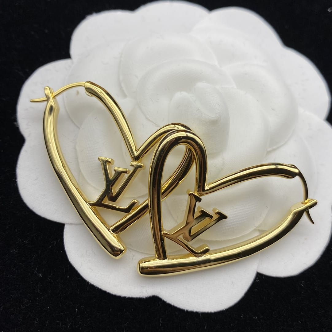 Louis Vuitton Heart Earrings