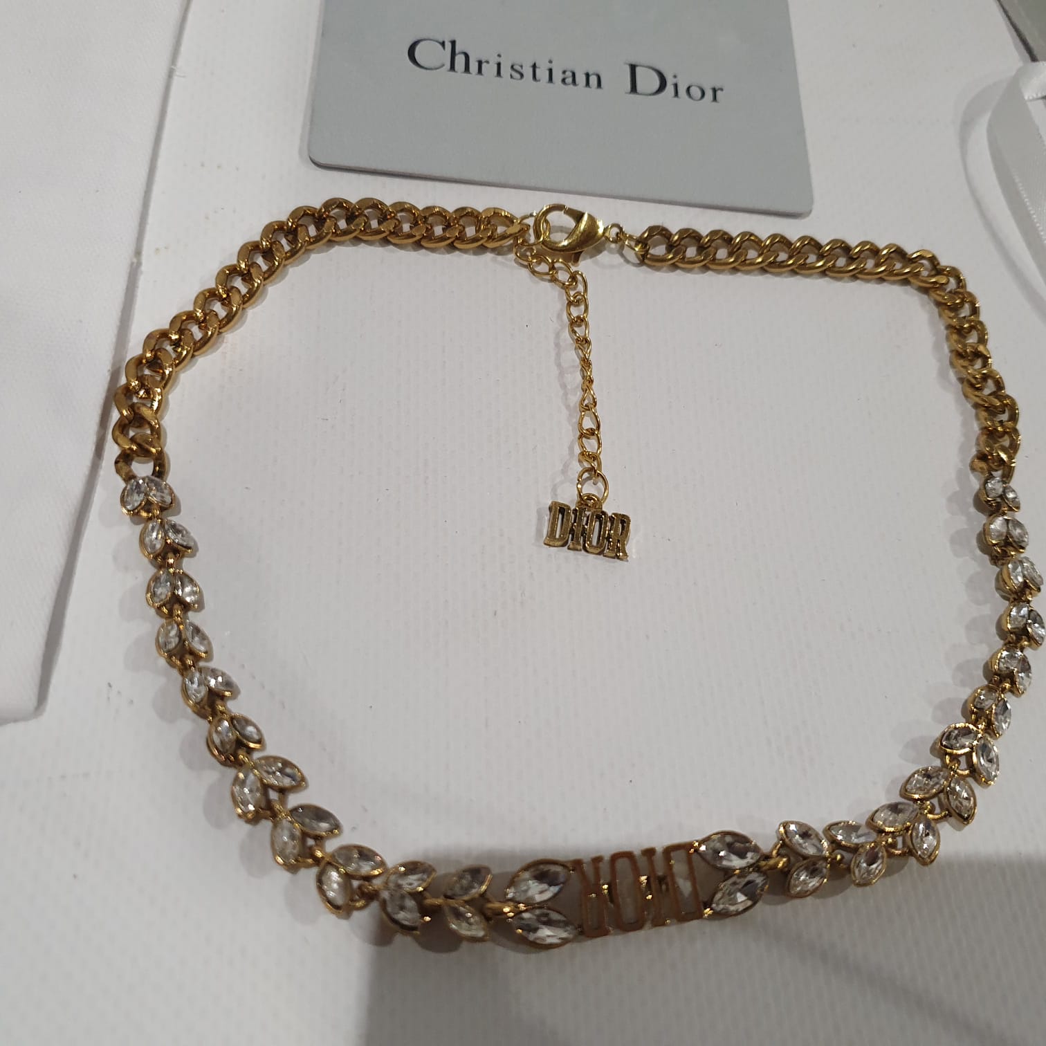 Christian Dior Necklace, bracelet and earrings