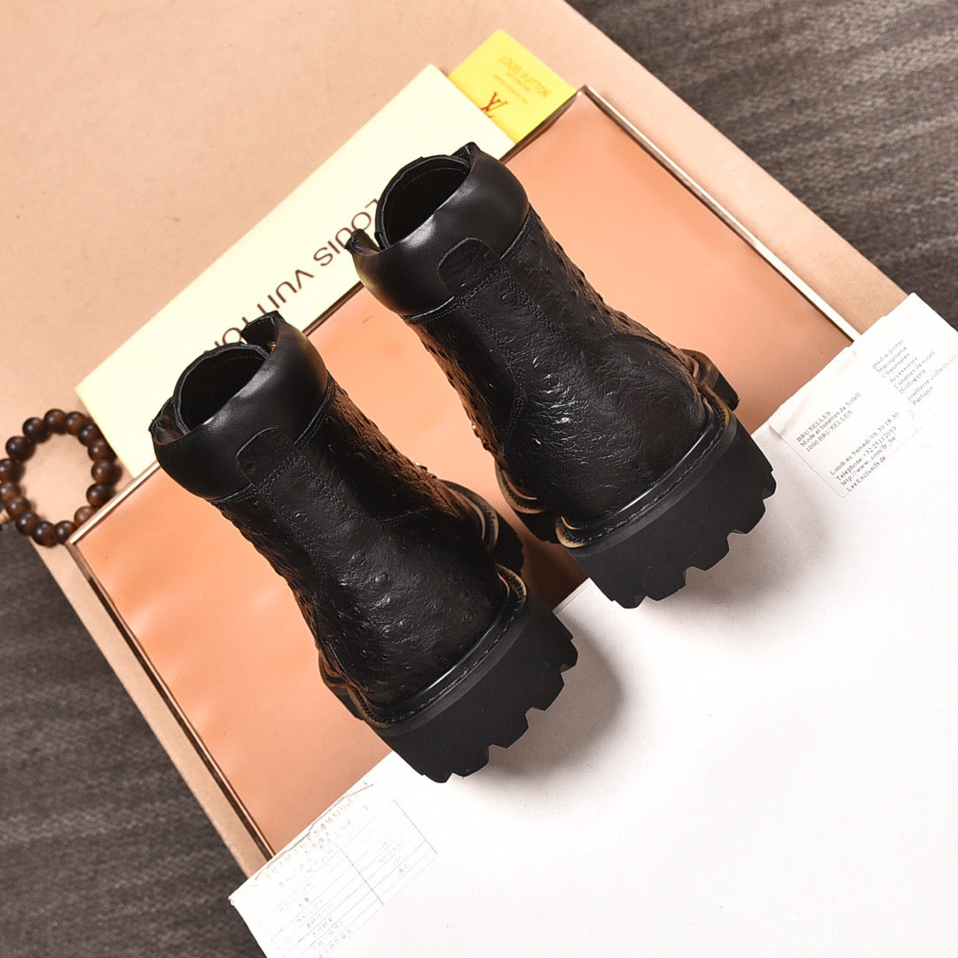 Louis Vuitton ankle shoes boots