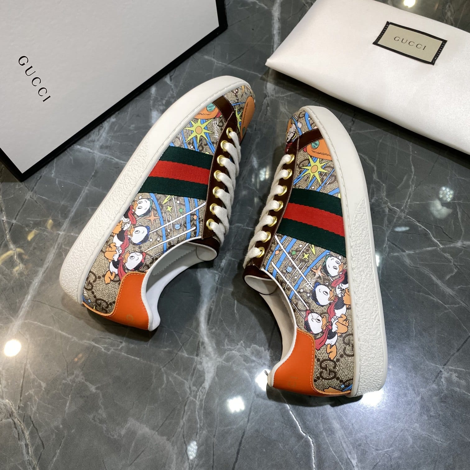 Gucci x Disney Donald Duck Sneakers