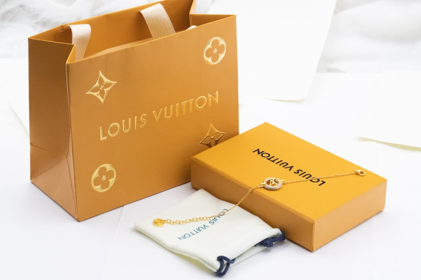 Louis Vuitton  Louise By Night Collect Soo Earrings, Necklace, Bracelet