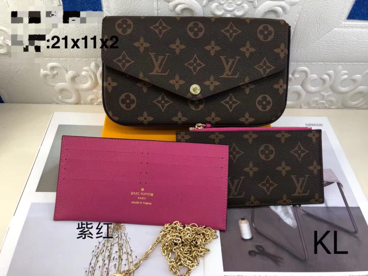 Louis Vuitton Pochette Fèlicie Handbag