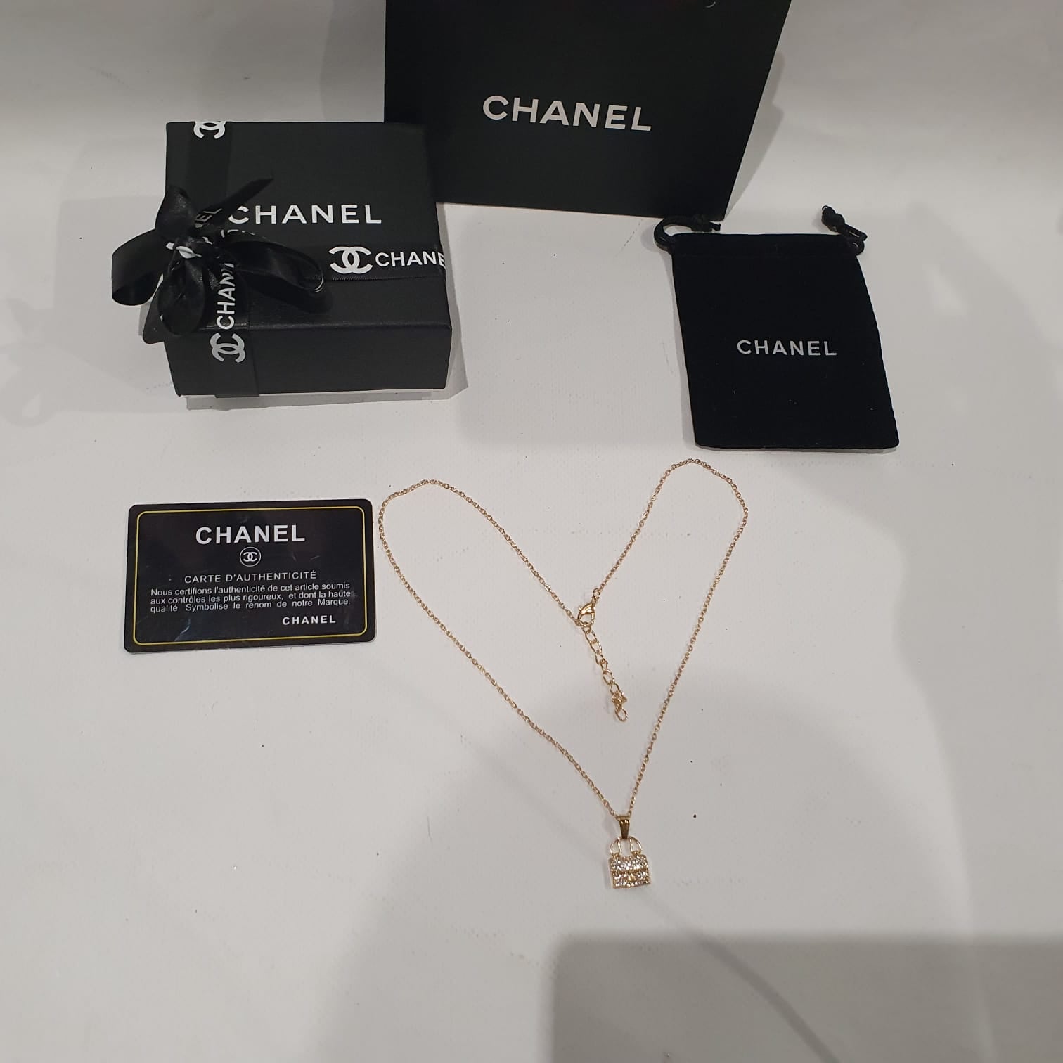 Chanel Necklace and Earrings