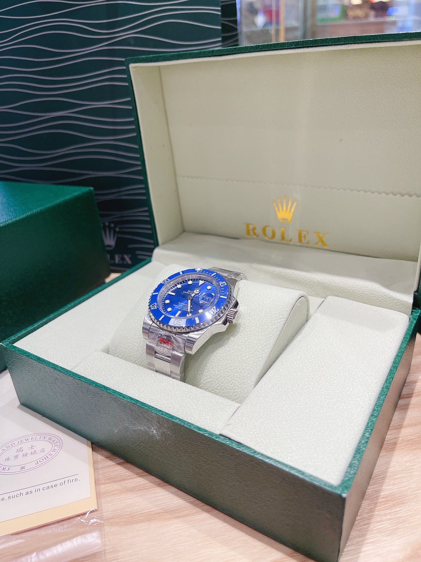 Rolex Submariner Blue index dial Oyster - 39mm
