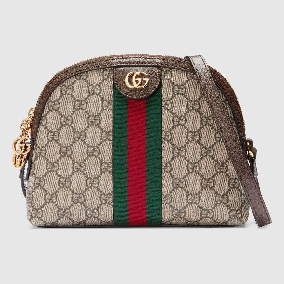 Gucci Supreme Ophidia Rounded Top Shoulder / Crossbody Handbag