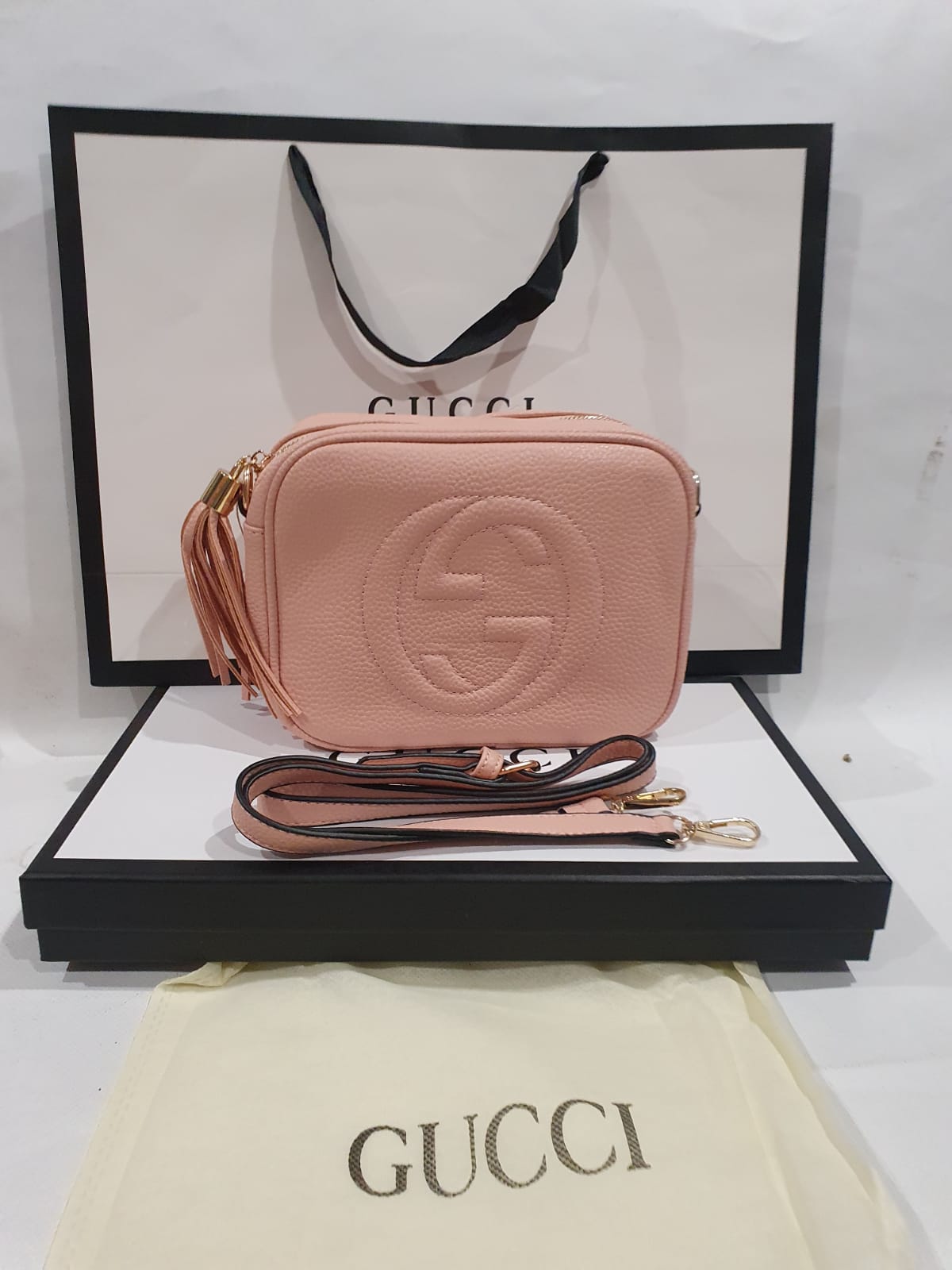 Gucci Disco Soho Handbag (Detachable Strap )