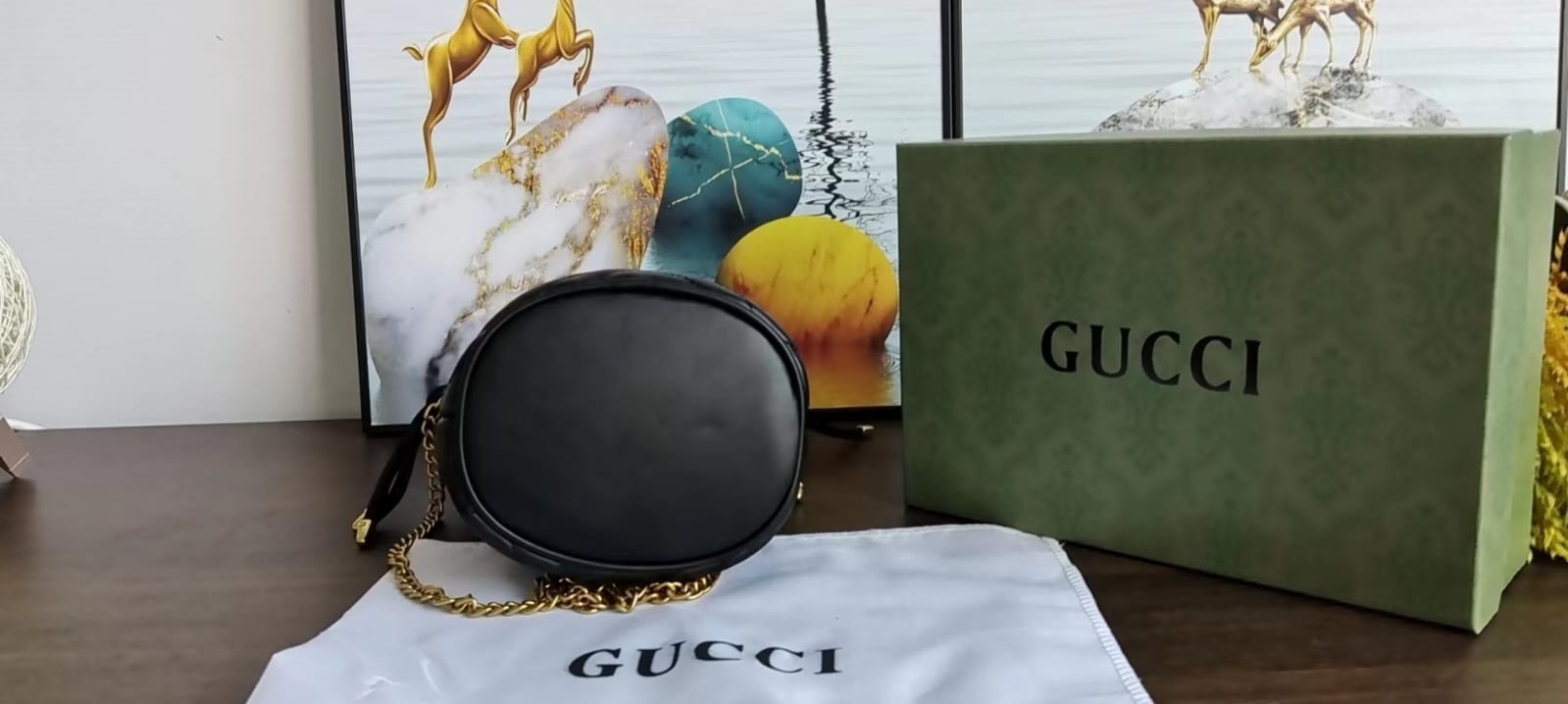 Gucci Marmont Bucket Handbag