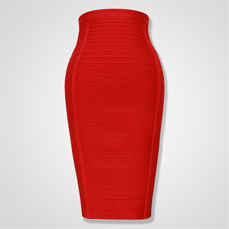 Zipper Bandage  Bodycon Pencil Skirt