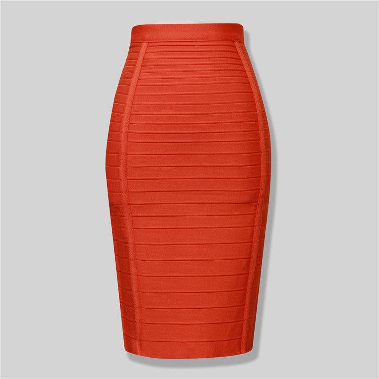 Zipper Bandage  Bodycon Pencil Skirt