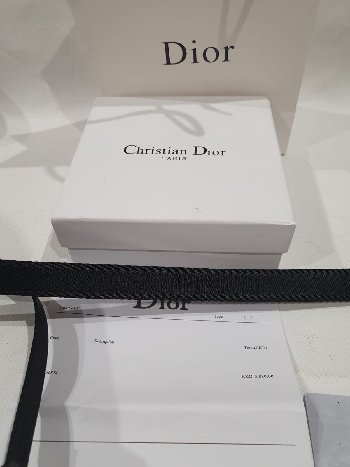 Christian Dior Saddle Belt