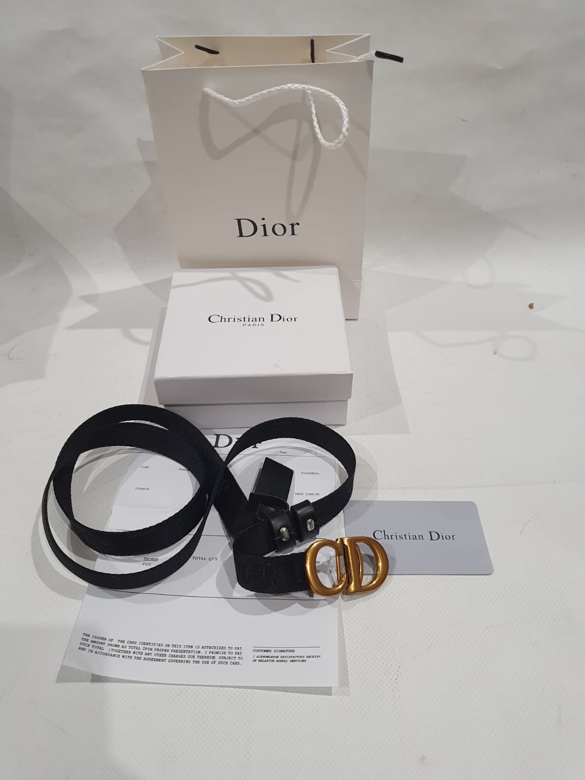 Christian Dior Saddle Belt